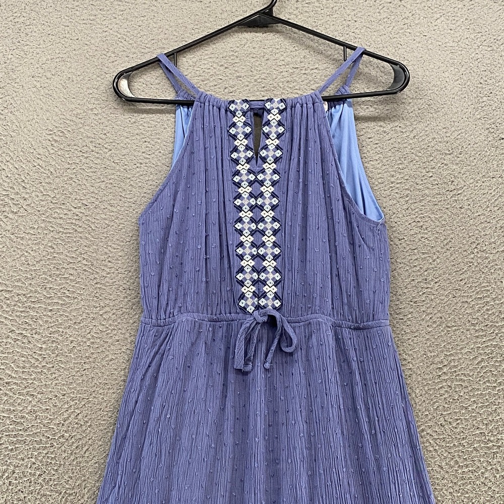 Lucky Brand Midi / Maxi Dress Womens Medium Peasant Cottagecore Prairie Boho - Picture 2 of 12